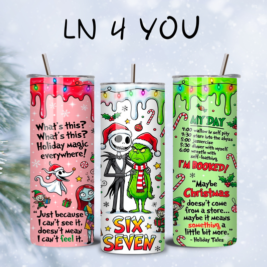 Christmas tumblers 20oz